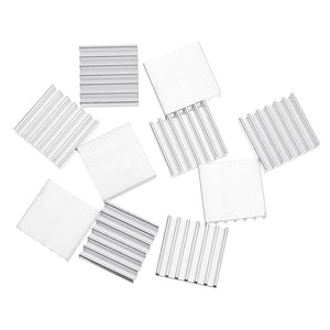 100Pcs 14x14x4mm Aluminum Radiator Chip Heat Sink