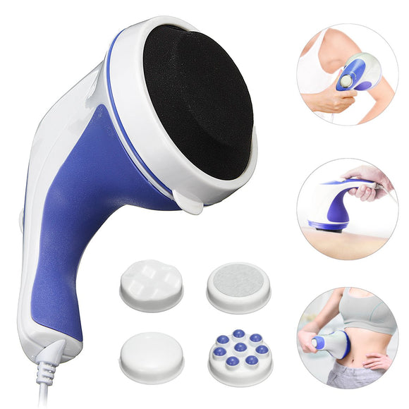 220V Electric Massager Body Massage Back Neck Shoulder Leg Foot Pain Relief Vibrating Handheld Therapy Machine