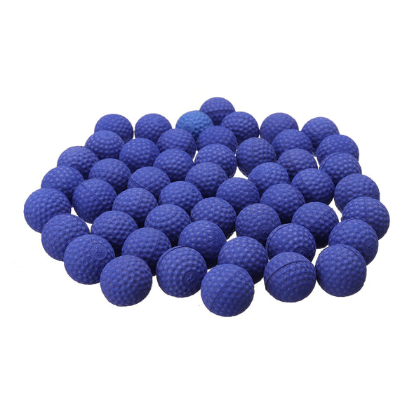 50Pcs Blue Round Replace Ball For Nerf Rival Apollo Zeus Toys