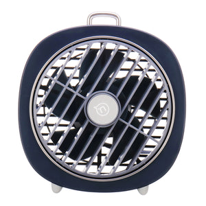 DC 5V 4W Portable USB Fan Air Cooling Cooler with Night Light for Desktop Office Travel