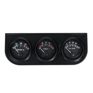 2''/52mm Bezel Voltmeter & Water Thermometer & Oil Pressure Electrical Gauge