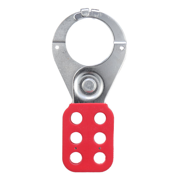 25mm/38mm Industry Security Six Couplet Lockout Tagout Hasp Clasp Lock Vinyl Coated Steel Hasp