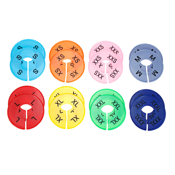 16Pcs Lot Plastic DIY Cloth Size Dividers Round Hanger Closet Dividers for Clothes Stores or Home Dividers
