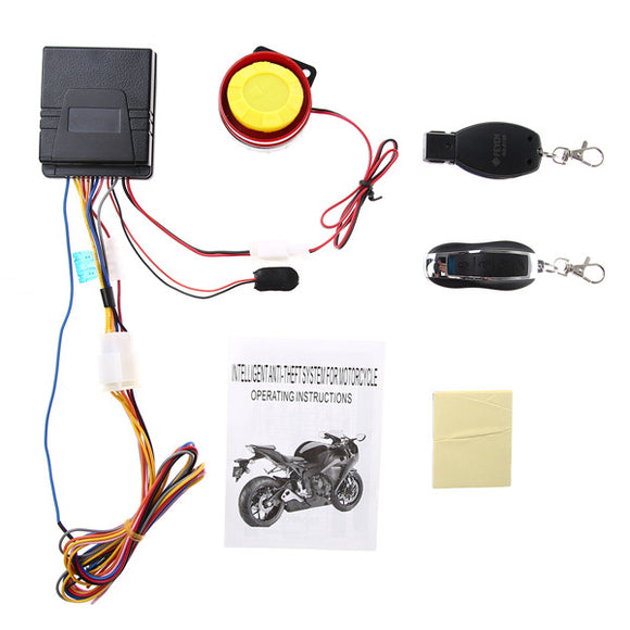 FEYCH 12V Motorcycle Anti Theft Security Alarm System Remote Control Engine Start Anti-line cutting