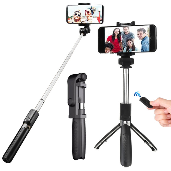OLDRIVER L01 bluetooth Remote Control Selfie Stick Tripod for 3.5-6.2 Smartphones