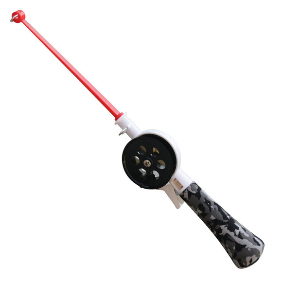 18bdhb01 34cm ABS Ice Fishing Rod Fishing Reel Combo Portable EVA Handle For Beginner Kids Fishing T