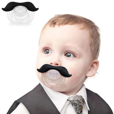Funny Mustache Pacifier Dummy Beard Nipples Baby Boy Girl Infant Pacifier Orthodontic