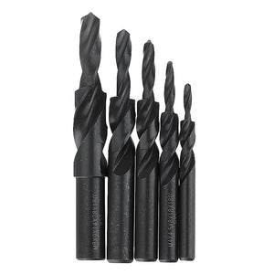 Drillpro M3-12 180 Degree HSS Twist Step Drill Bit Two-Stage Conutersunk Drill Sub-Step Drill