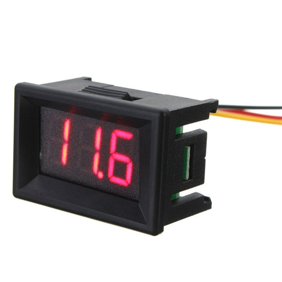 5pcs Red 0.36 Inch DC 0-30V 3 Wire LED Volt Meterr Digital Display Panel Volt Meterr