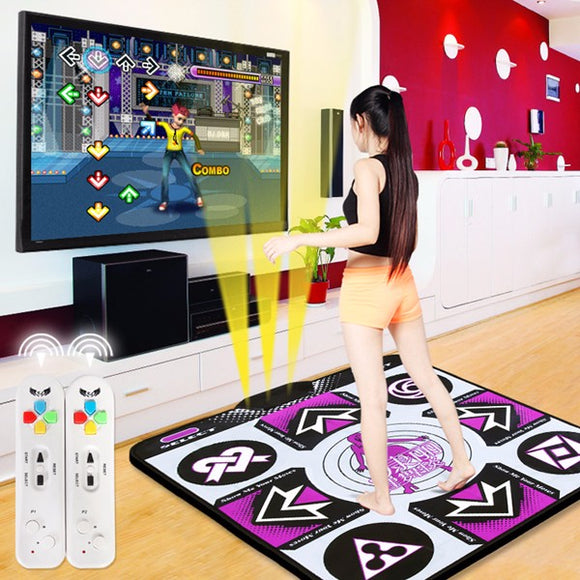 KangLi TV/PC Wireless Single Dance Pad English Menu Sensing Dancing Mat