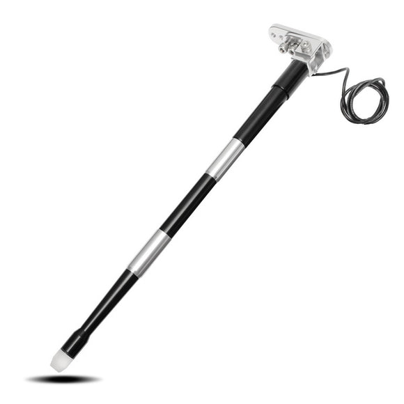 12V 8mm LED Acrylic Light Aluminum Decorative Antenna For Motorcycle