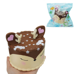 Antler Cake Squishy Toy 11.5*12.5 CM Slow Rising With Packaging Collection Gift