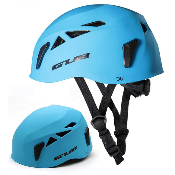 GUB D6 Climbing Caving ABS Helmet with Headlamp Buckle Ultralight Protective Helmet Adjustable Size