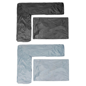 2pcs Waterproof L Shape Corner Garden Furniture Sofa Cover Rattan Protector