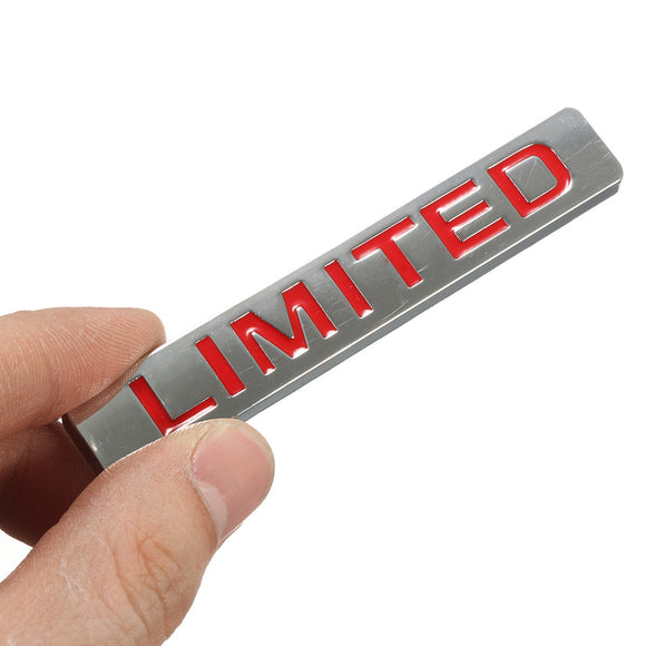 Car Sticker Rear Fender Emblem Badge Metal Limited for BMW for Toyota Jetta Golf Polo
