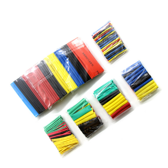 328PCS Heat Shrink Tube Insulating Sleeve Flame-Retardant Wiring Data Line Color Thermoelectric Shrink Tube
