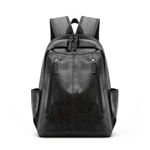 14L Men Women Vintage PU Leather Backpack Rucksack Laptop Bag Tote Outdoor Travel