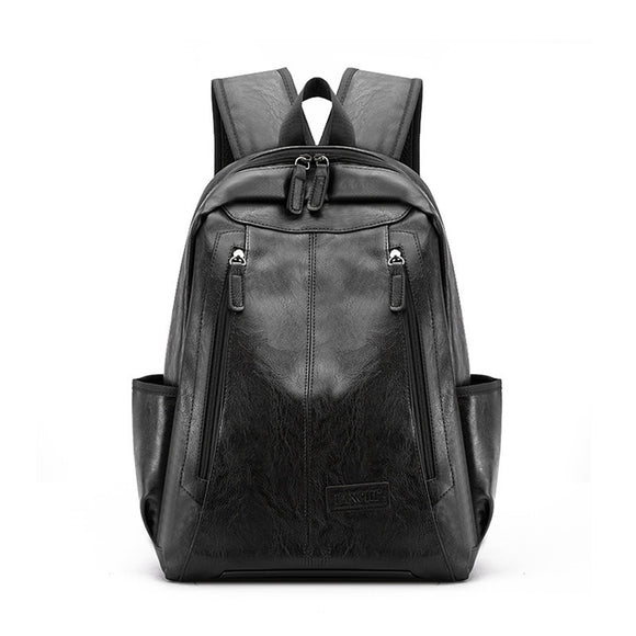 14L Men Women Vintage PU Leather Backpack Rucksack Laptop Bag Tote Outdoor Travel