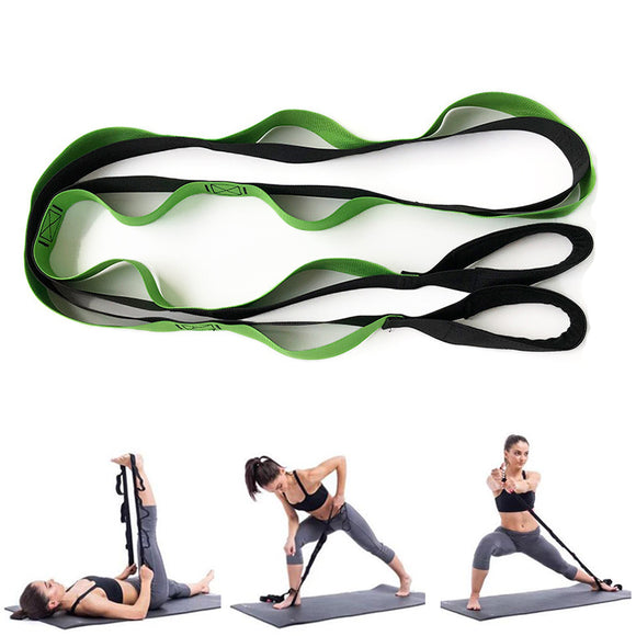 KALOAD 245cm Yoga Resistance Bands Fitness Foldable Sport Arms Legs Back Shoulders Stretch Strap