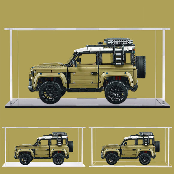DIY Acrylic Display Case For Land Rover Defender Bricks For LEGO 42110 Technic