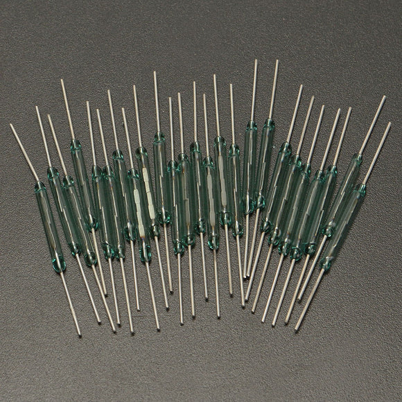 25pcs Reed Glass Magnetic Switches N/O SPST 300VDC 3X20MM