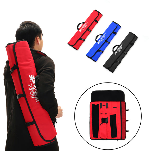 Portable Adjustable Strap Archery Hunting Takedown Recurve Bow Bag Case Backpack