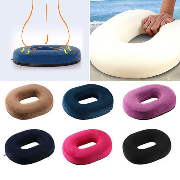 Donut Memory Foam Pregnancy Seat Cushions Chair Car Office Home Soft Back Pillow