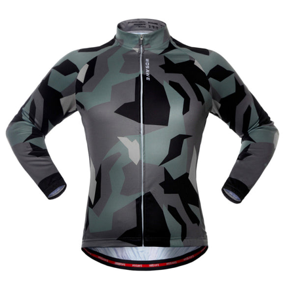 Camouflage Riding Suit Long Sleeve Top Autumn Coat Mountain Biker Clothing Outdoor Sports Jacket