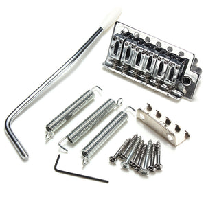 1 Set Guitar Accessories Chrome 6 Strings Electric Guitar Tremolo Bridge Strat for SQ ST Guitar