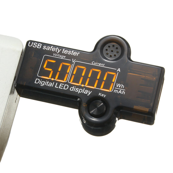 Multifunctional USB 4.5-7.4V Safety Tester Current Voltage Detector Meter Battery Tester