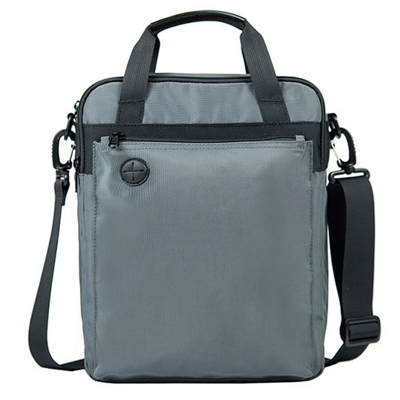 Men Multi-pocket Oxford Handbag Waterproof Business Crossbody Bag Solid Shoulder Bag