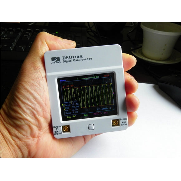 DSO112A Upgrade Version 2MHz Touch Screen TFT Digital Mini Handheld Oscilloscope With Battery