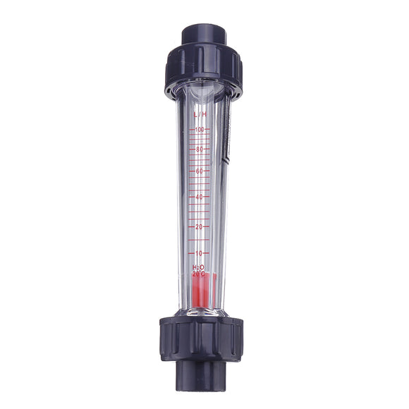 LZS-15 1/2 Inch 10-100L/H Water Flow Meter Indicator Counter Rotameter Liquid Flowmeter