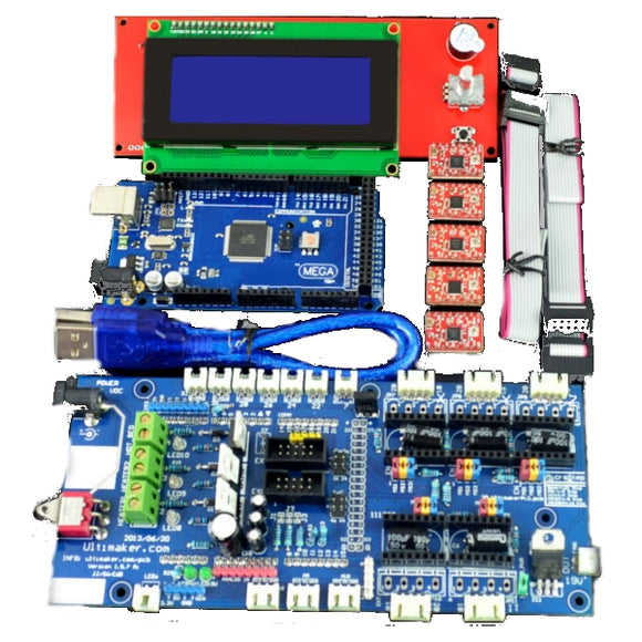 RAMPS 1.57 Control Board LCD 2004 Board Mega 2560 R3 A4988 Driver Kit