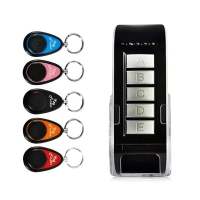 5 in 1 Wireless Key Finder Keychain Five Receivers for Universal Use with One Transmitter