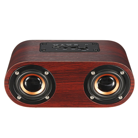 Wireless Wooden bluetooth Speaker Loudspeaker Music Player TF USB Hand-free Call