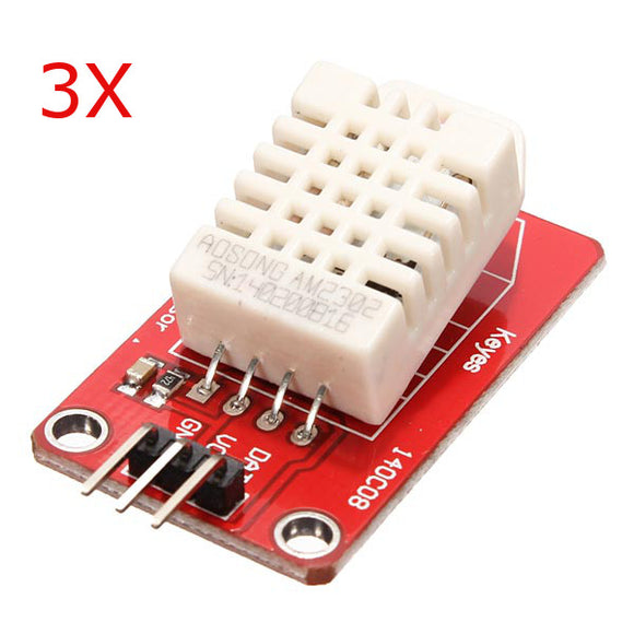 3Pcs AM2302 DHT22 Temperature And Humidity Sensor Module For Arduino SCM
