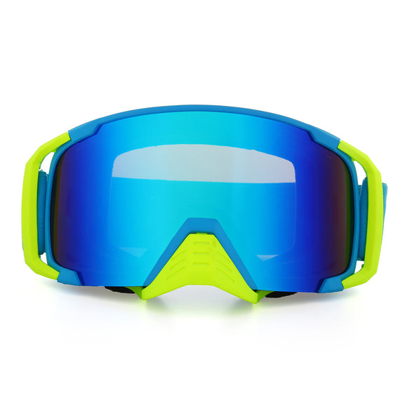 Motorcycle Racing Anti Fog Goggles Dual Lens Outdooors Snowboard Lens Spherical