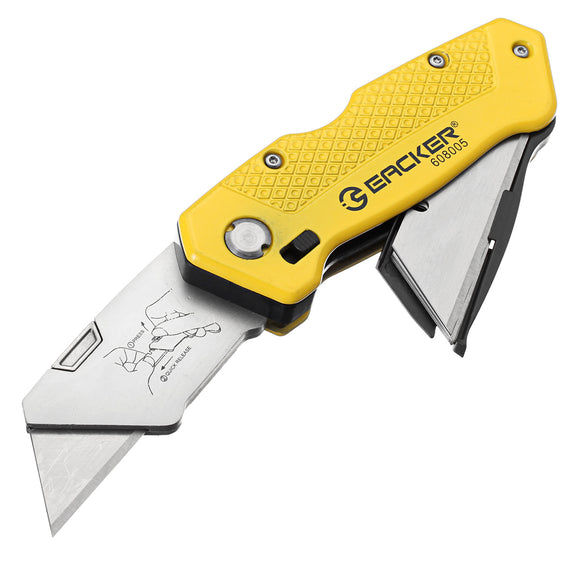 Folding Utility Cutting Tool Quick-change With 5 Blade For Cutting Box Paper Leather