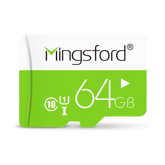 Mingsford Colorful Edition 64GB Class 10 TF Memory Card