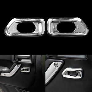 Front Door Central Control Cover Decoration for Jeep Wrangler 2011 to 2016