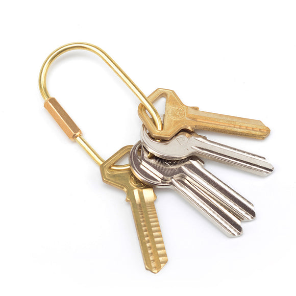 Outdoor Hiking HandmadeBrass Equitment Golden Key Pendant