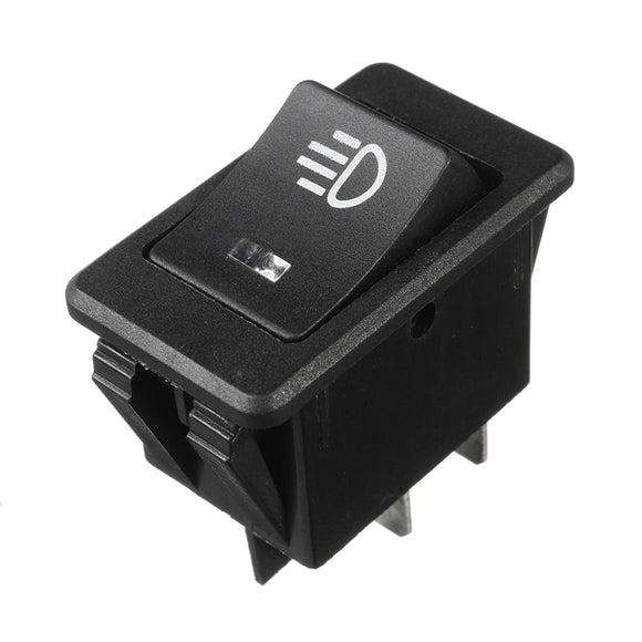 35A 12V DC 4 Pins Universal Fog Light Rocker Switch