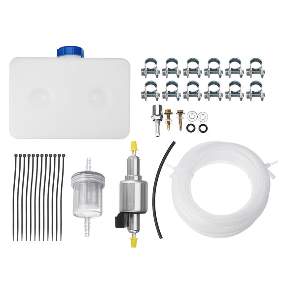 5L Fuel Gasoline Tank 2 Hole Pump Oil Filter Nozzle Set For Car Diesel Air Heater