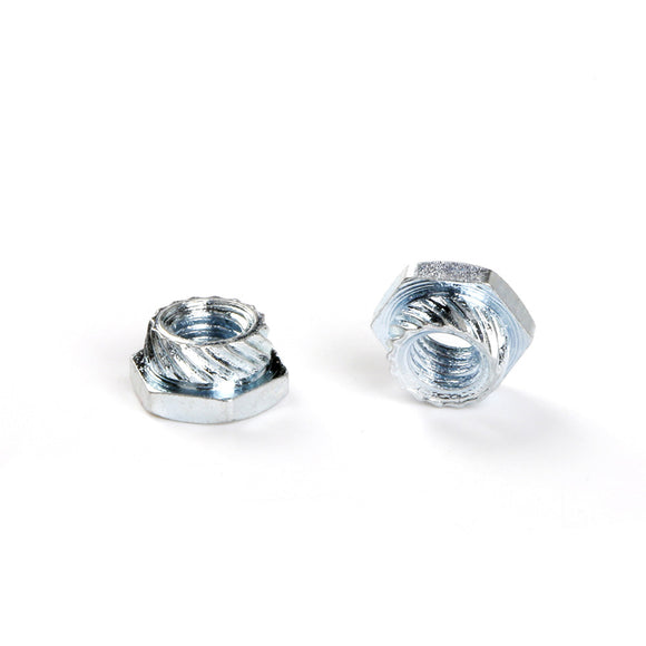 20 PCS M3 Hexagonal Rivet Nut Carbon Steel Silver for FPV Racing RC Drone