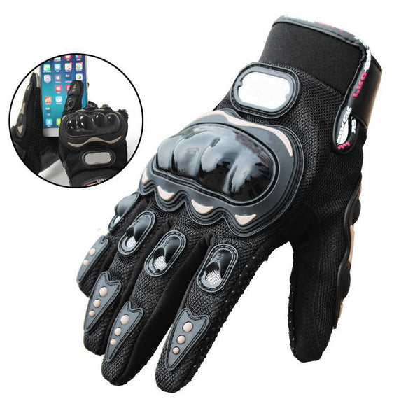 1 Pair Finger Glove Outdoor Running Hiking Camping Warm Gloves Windproof Touchscreen Anti-skid
