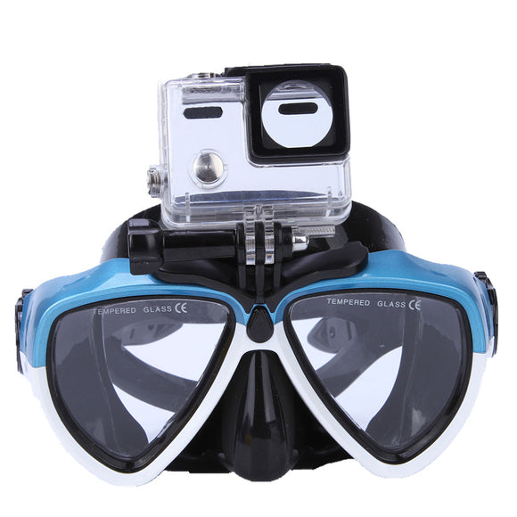 IPRee Summer Stent Goggles with Camera Bracket Anti Fog Silicone Diving Snorkeling Swimming