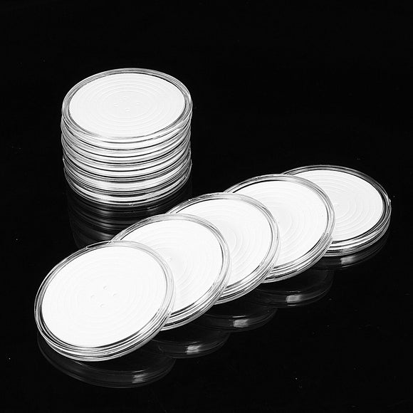 10Pcs Zodiac Commemorate Coin Silver Dollar Coin Collection Round Box 29mm-39mm Coin Holder