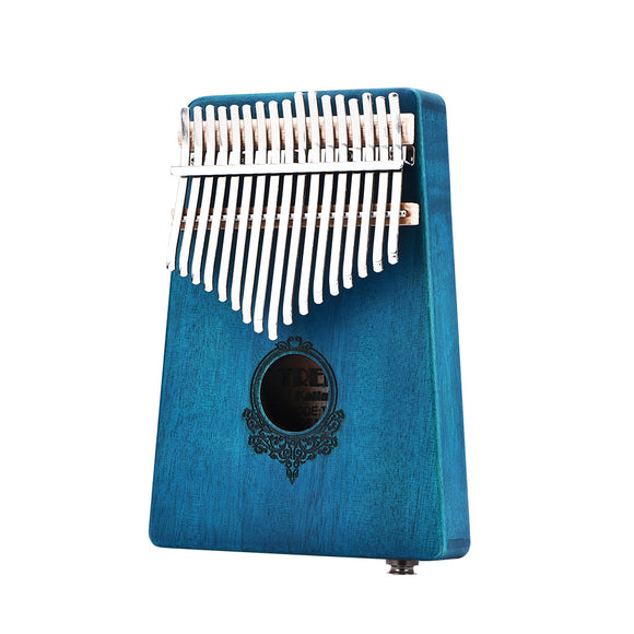 17 Keys African Mahogany Wood Finger Mbira Kalimba Keyboard Thumb Piano Finger Percussion Instrument