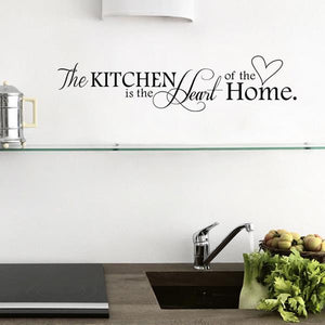 Kitchen Letters Love Wall Sticker Living Room Home Decoration Creative Decal DIY Mural Wall Art